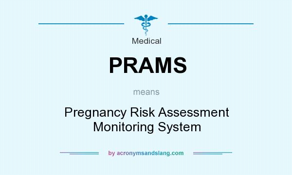 What does PRAMS mean? It stands for Pregnancy Risk Assessment Monitoring System