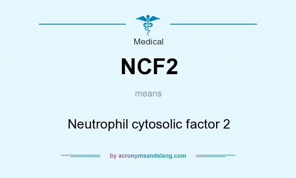 What does NCF2 mean? It stands for Neutrophil cytosolic factor 2