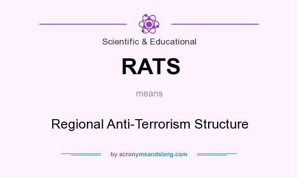 What does RATS mean? It stands for Regional Anti-Terrorism Structure