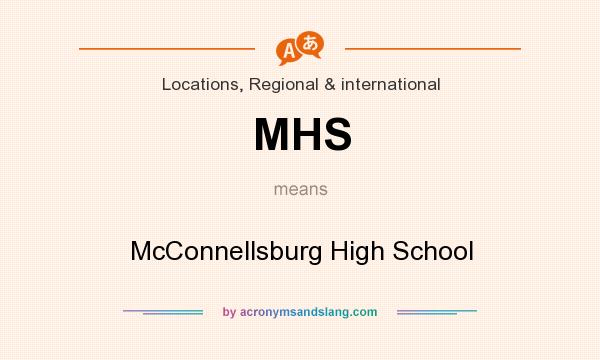 What does MHS mean? It stands for McConnellsburg High School