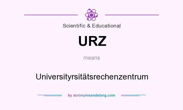 What does URZ mean? It stands for Universityrsitätsrechenzentrum