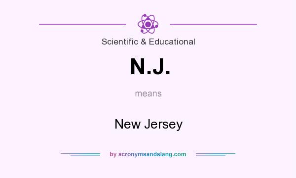 What does N.J. mean? It stands for New Jersey