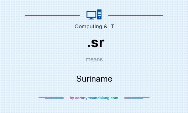 What does .sr mean? It stands for Suriname