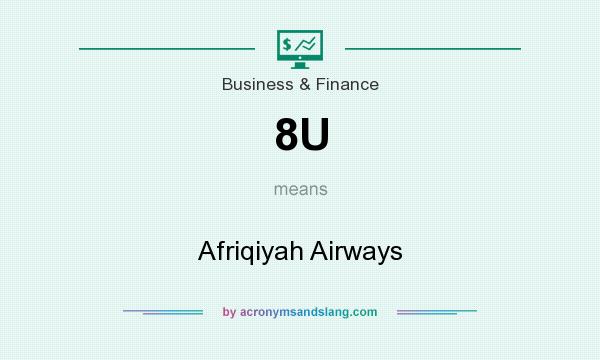 What does 8U mean? It stands for Afriqiyah Airways