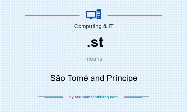 What does .st mean? It stands for São Tomé and Príncipe