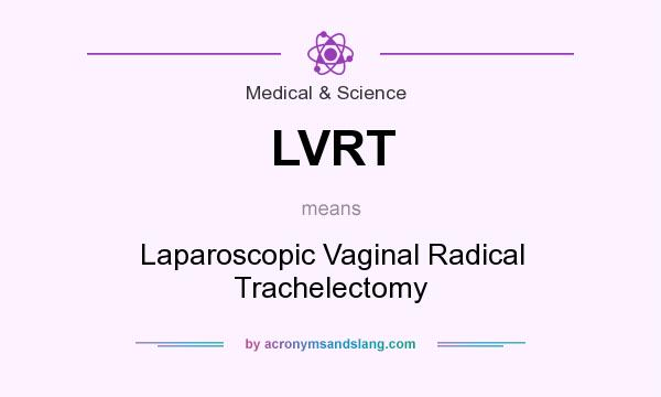 What does LVRT mean? It stands for Laparoscopic Vaginal Radical Trachelectomy