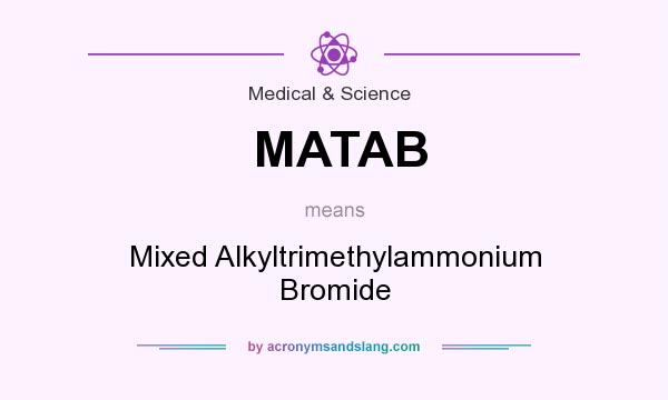 What does MATAB mean? It stands for Mixed Alkyltrimethylammonium Bromide