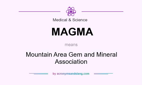 What does MAGMA mean? It stands for Mountain Area Gem and Mineral Association