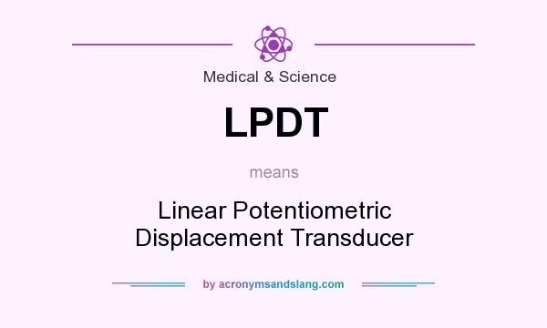 What does LPDT mean? It stands for Linear Potentiometric Displacement Transducer