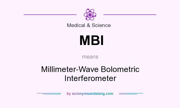 What does MBI mean? It stands for Millimeter-Wave Bolometric Interferometer