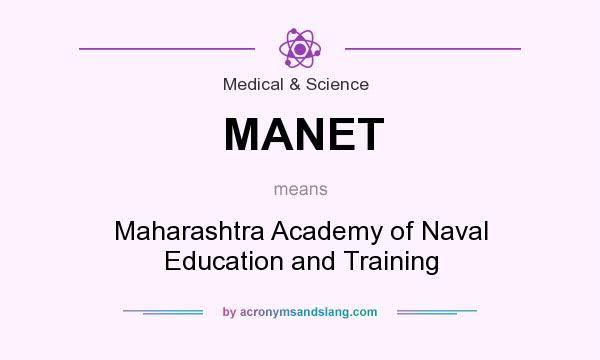 What does MANET mean? It stands for Maharashtra Academy of Naval Education and Training