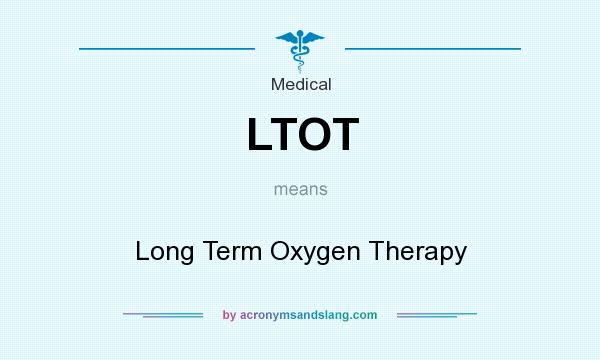 What does LTOT mean? It stands for Long Term Oxygen Therapy