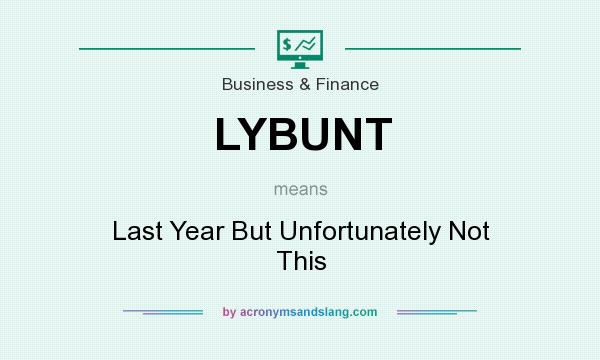 What does LYBUNT mean? It stands for Last Year But Unfortunately Not This