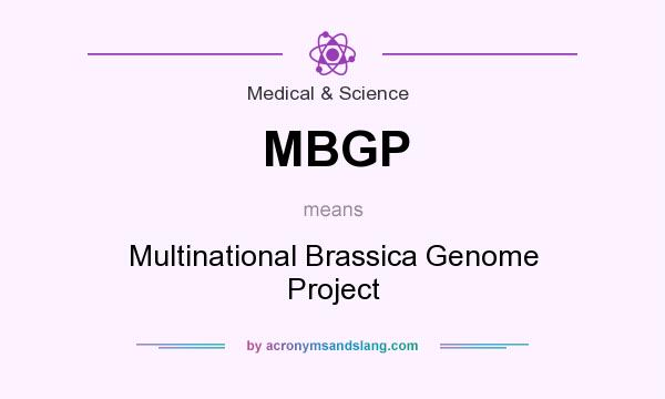 What does MBGP mean? It stands for Multinational Brassica Genome Project