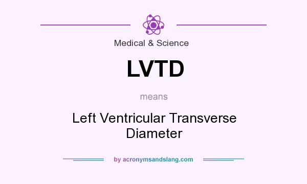 What does LVTD mean? It stands for Left Ventricular Transverse Diameter