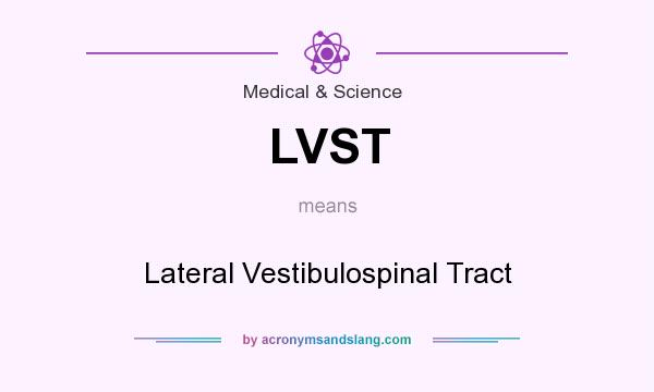 What does LVST mean? It stands for Lateral Vestibulospinal Tract