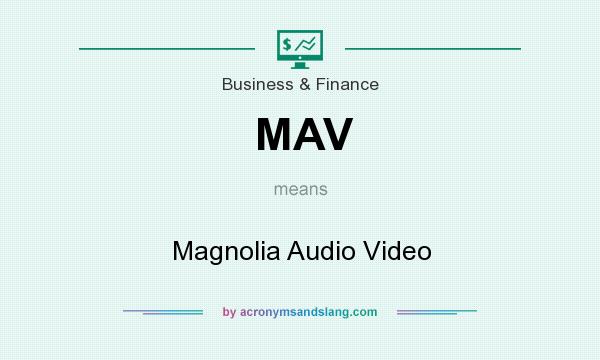 What does MAV mean? It stands for Magnolia Audio Video