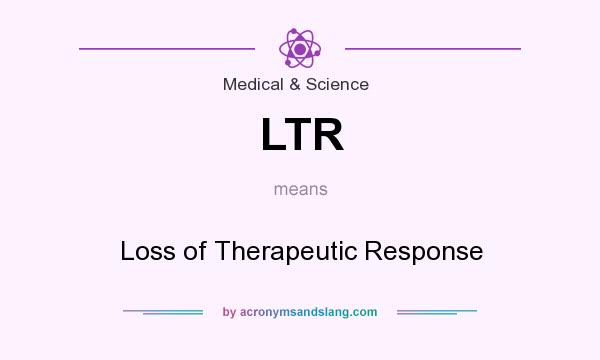 What does LTR mean? It stands for Loss of Therapeutic Response