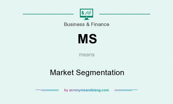 What does MS mean? It stands for Market Segmentation