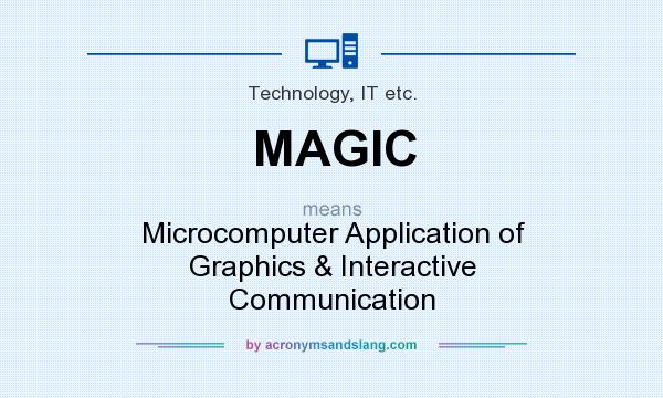 What does MAGIC mean? It stands for Microcomputer Application of Graphics & Interactive Communication