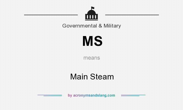 What does MS mean? It stands for Main Steam