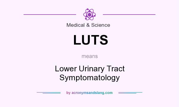 What does LUTS mean? It stands for Lower Urinary Tract Symptomatology