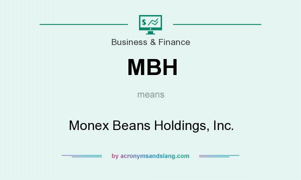 What does MBH mean? It stands for Monex Beans Holdings, Inc.