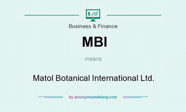 What does MBI mean? It stands for Matol Botanical International Ltd.