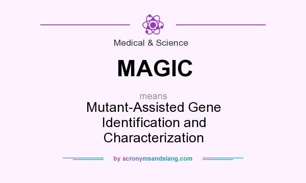 What does MAGIC mean? It stands for Mutant-Assisted Gene Identification and Characterization