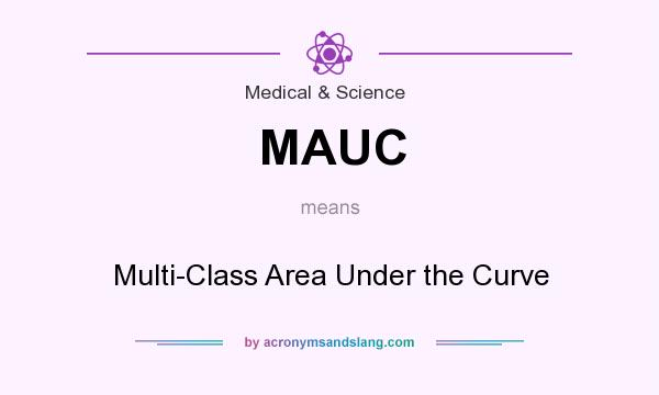 What does MAUC mean? It stands for Multi-Class Area Under the Curve
