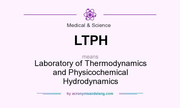 What does LTPH mean? It stands for Laboratory of Thermodynamics and Physicochemical Hydrodynamics