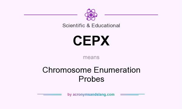 What does CEPX mean? It stands for Chromosome Enumeration Probes