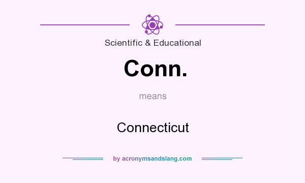 What does Conn. mean? It stands for Connecticut