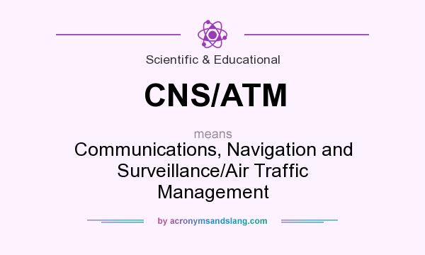 What does CNS/ATM mean? It stands for Communications, Navigation and Surveillance/Air Traffic Management
