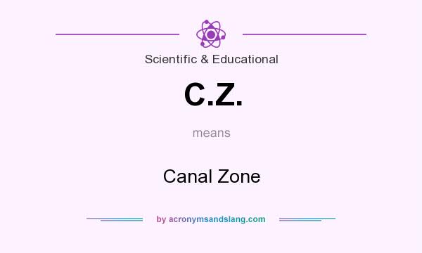 What does C.Z. mean? It stands for Canal Zone