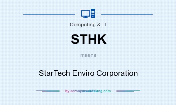 What does STHK mean? It stands for StarTech Enviro Corporation