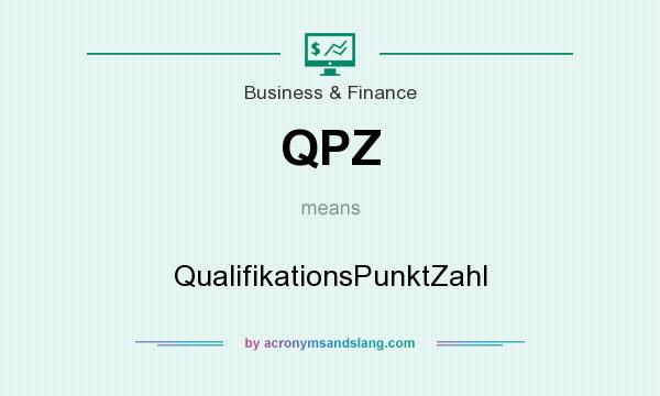 What does QPZ mean? It stands for QualifikationsPunktZahl