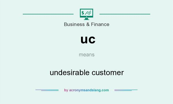 What does uc mean? It stands for undesirable customer
