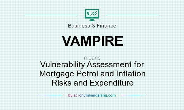 What does VAMPIRE mean? It stands for Vulnerability Assessment for Mortgage Petrol and Inflation Risks and Expenditure