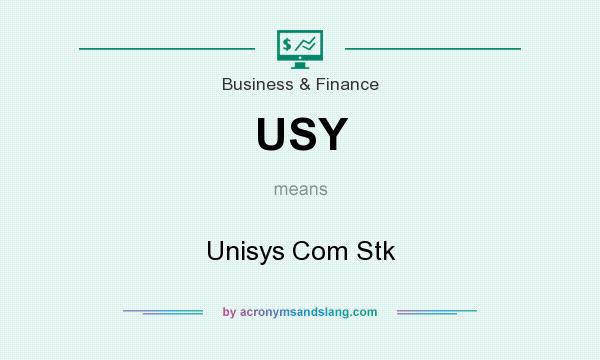 What does USY mean? It stands for Unisys Com Stk