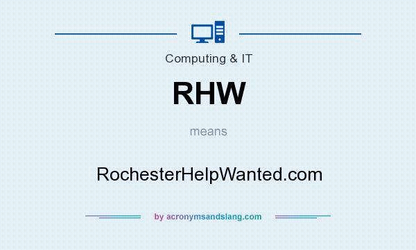 What does RHW mean? It stands for RochesterHelpWanted.com