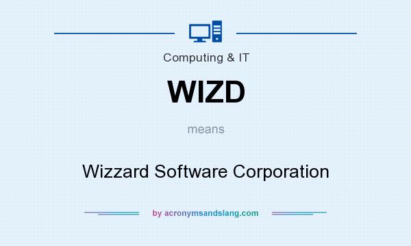 What does WIZD mean? It stands for Wizzard Software Corporation