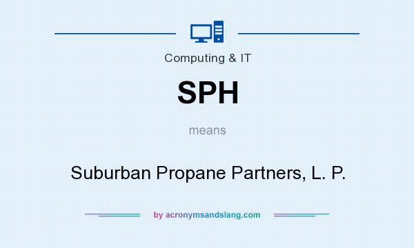 What does SPH mean? It stands for Suburban Propane Partners, L. P.