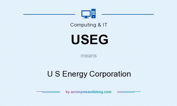 What does USEG mean? It stands for U S Energy Corporation