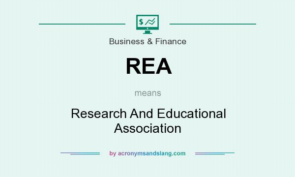 What does REA mean? It stands for Research And Educational Association