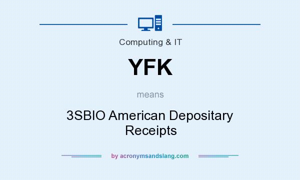 What does YFK mean? It stands for 3SBIO American Depositary Receipts