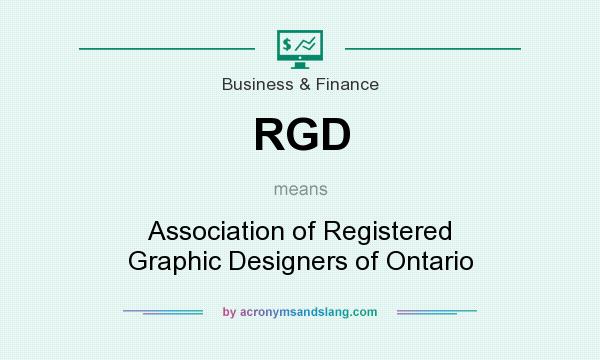 What does RGD mean? It stands for Association of Registered Graphic Designers of Ontario