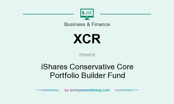 What does XCR mean? It stands for iShares Conservative Core Portfolio Builder Fund