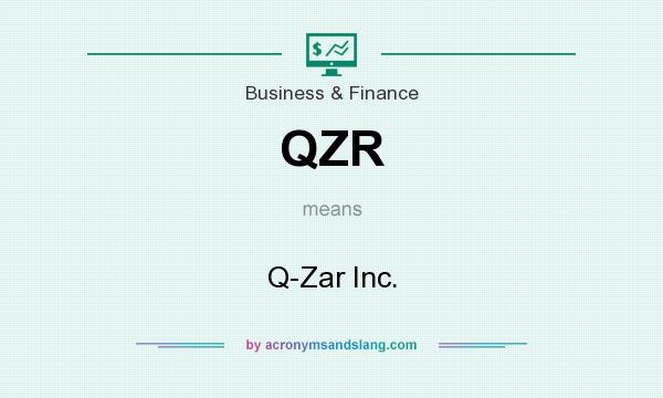 What does QZR mean? It stands for Q-Zar Inc.