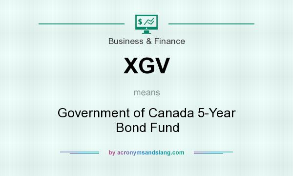 What does XGV mean? It stands for Government of Canada 5-Year Bond Fund